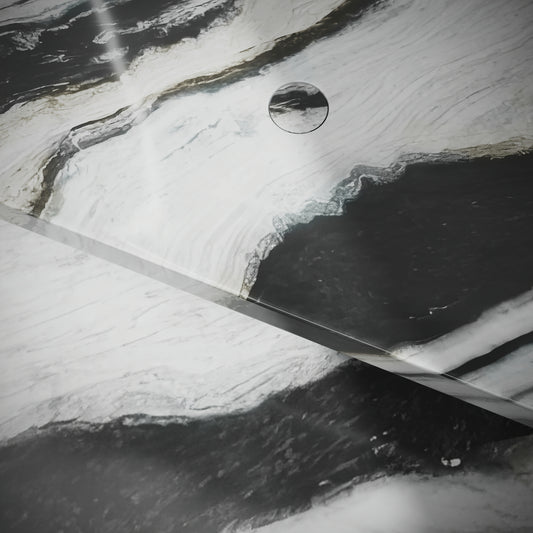 Levitare Panda Marble Ultra Thin Wall Mounted Basin 800mm