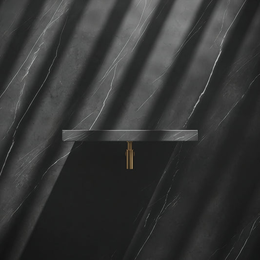 Levitare Pietra Grey Marble Ultra Thin Wall Hung Basin 600mm