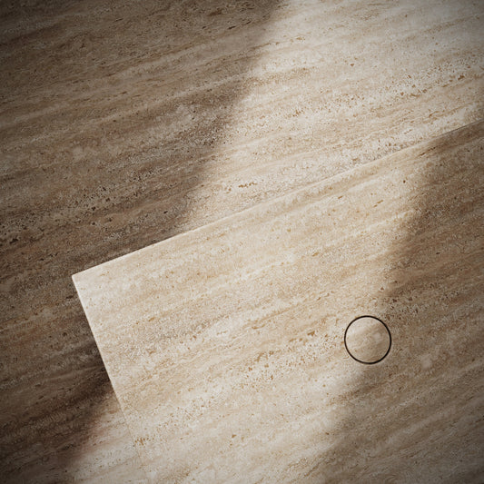 Levitare Travertine Marble Ultra Thin Wall Hung Basin 600mm