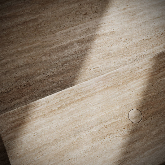 Levitare Travertine Marble Ultra Thin Wall Mounted Basin 1000mm