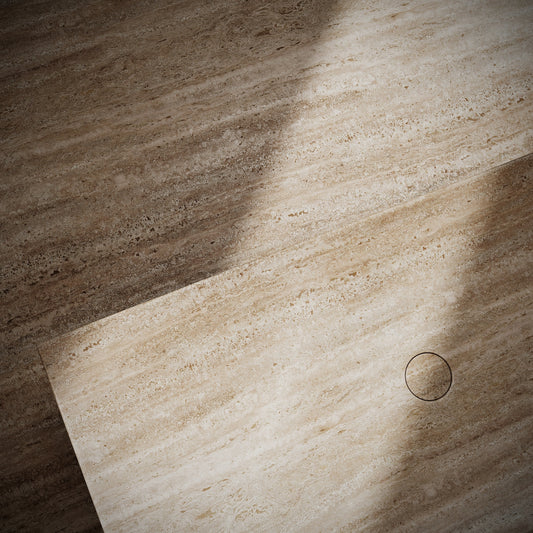 Levitare Travertine Marble Ultra Thin Wall Mounted Basin 800mm