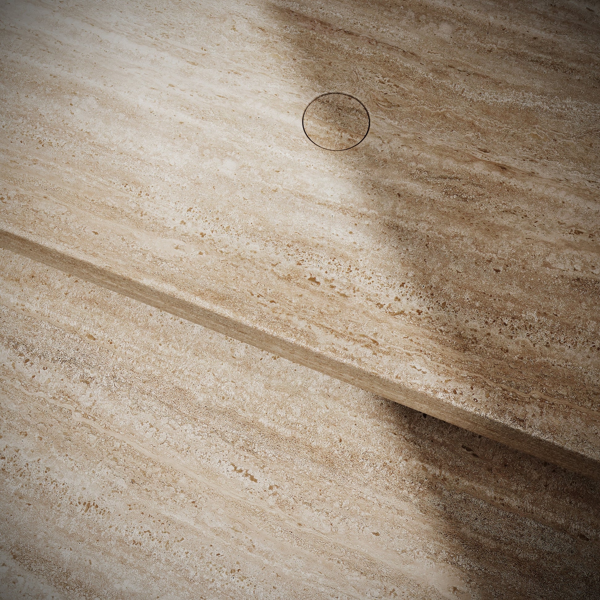 Levitare Travertine Marble Ultra Thin Wall Mounted Basin 800mm