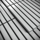 Linear Mosaic Soft Feather Grey Glazed Porcelain Wall Tile 293 x 313mm