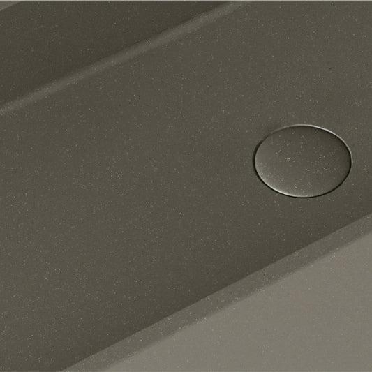 Lineare Oyster Concrete Wall Hung Basin 600mm