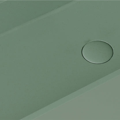 Lineare Seafoam Concrete Wall Hung Basin 600mm
