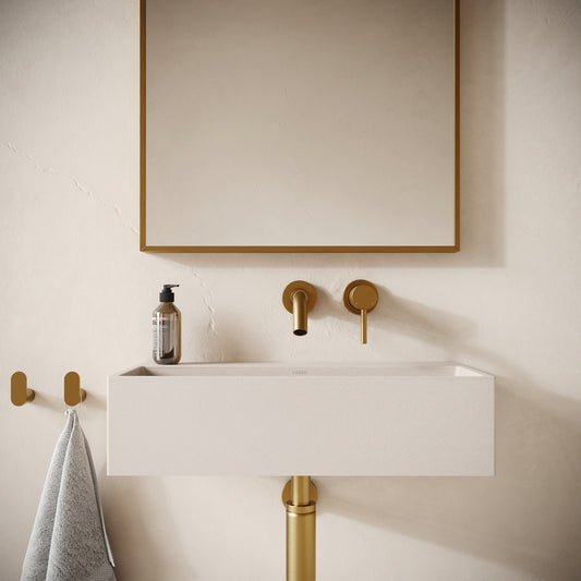 Lineare Shore Concrete Wall Hung Basin 600mm