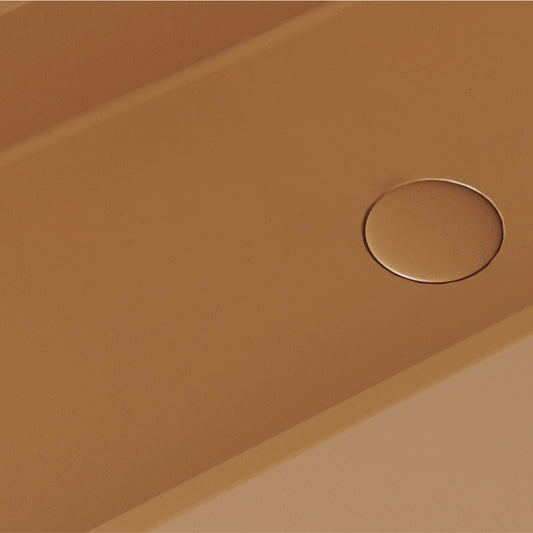 Lineare Sienna Concrete Wall Hung Basin 600mm