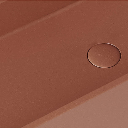 Lineare Terracotta Concrete Wall Hung Basin 1200mm