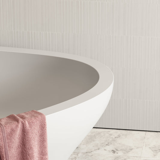 Lissoni Freestanding Corner Stone Bath 1780mm