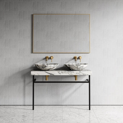 Lomazzo Arabescato Marble Countertop Vanity Unit 1200mm