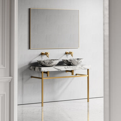 Lomazzo Arabescato Marble Countertop Vanity Unit 1200mm