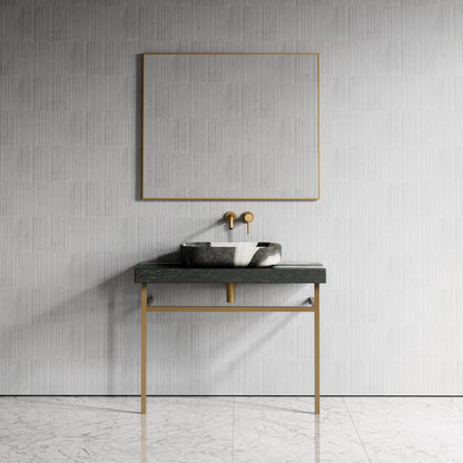 Lomazzo Panda Marble Countertop Vanity Unit 1000mm