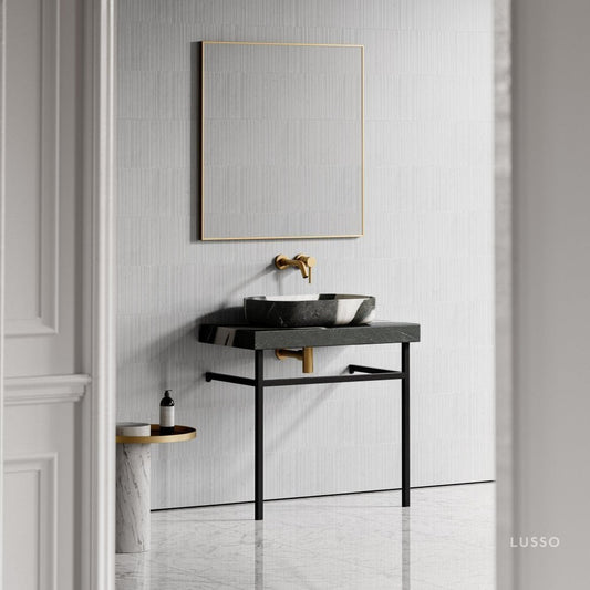 Lomazzo Panda Marble Countertop Vanity Unit 800mm