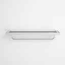Lusso Chrome Luxe Towel Shelf With Rail 600mm