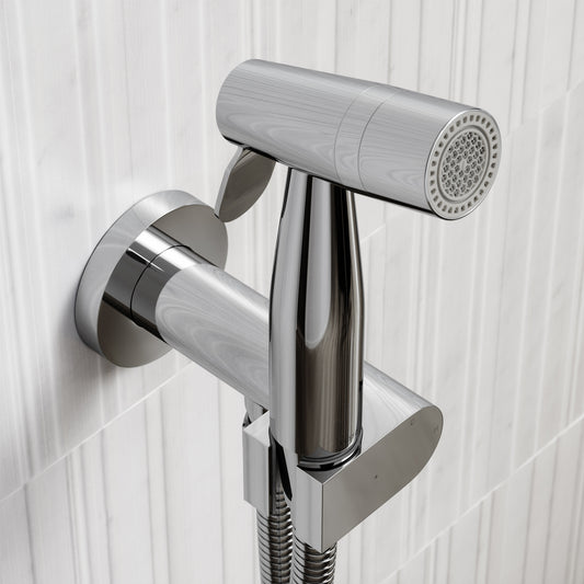 Lusso Chrome Temperature Control Douche Shower Spray Kit