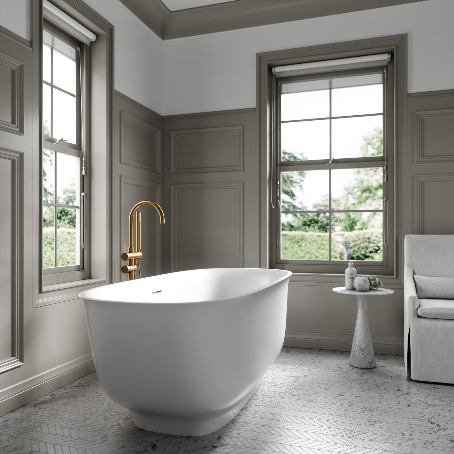 Lusso Light Calabria Freestanding Bath 1700mm