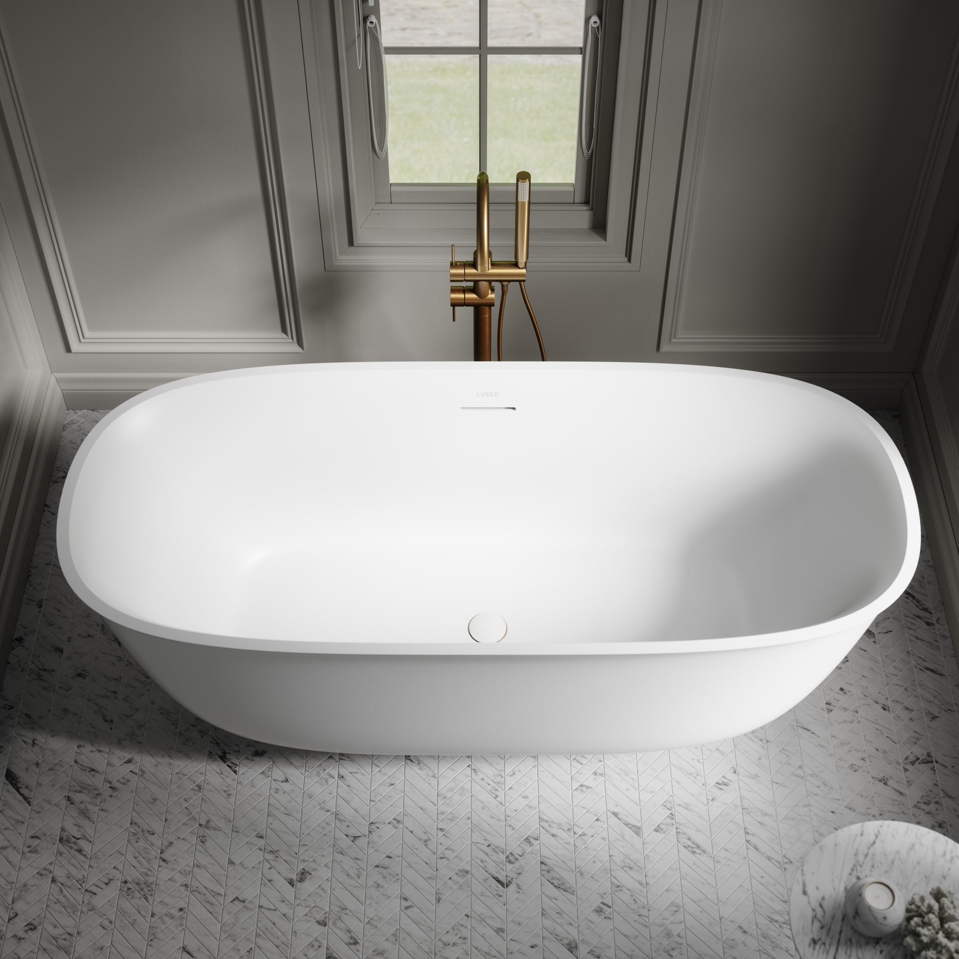 Lusso Light Calabria Freestanding Bath 1700mm