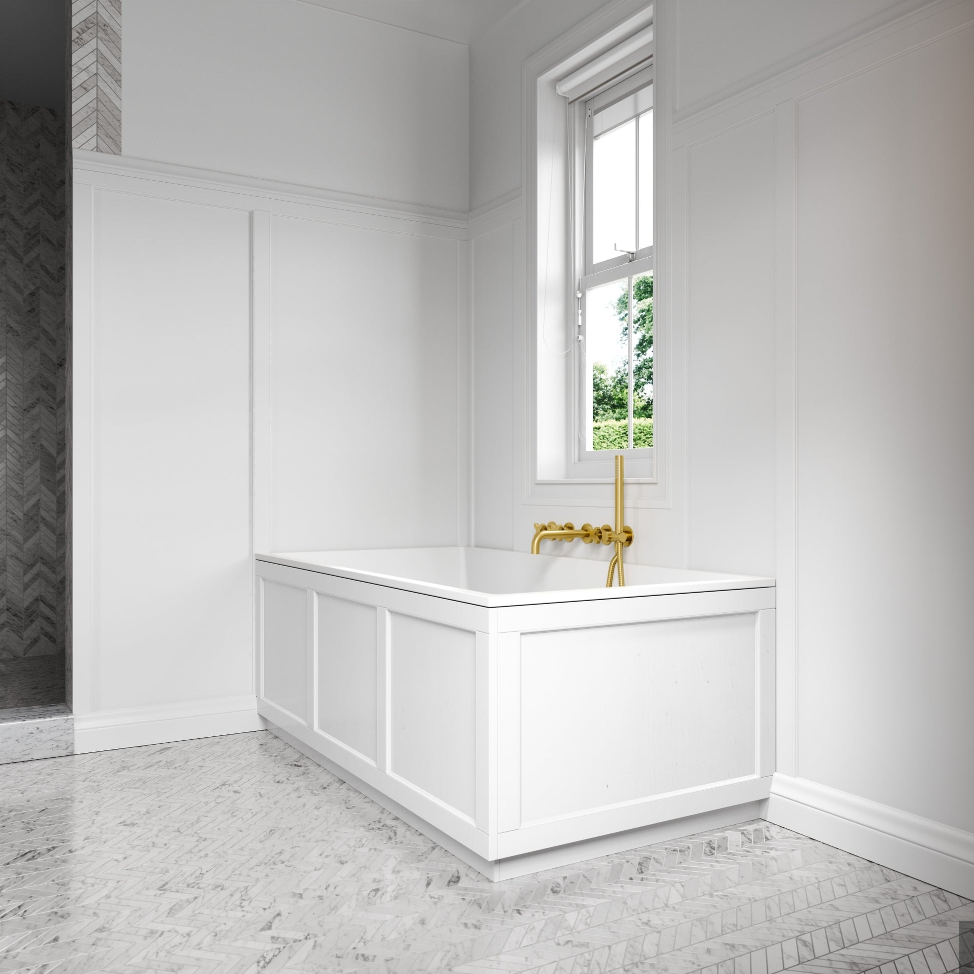 Lusso Light Cavour Inset Bath 1500mm