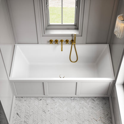 Lusso Light Cavour Inset Bath 1700mm