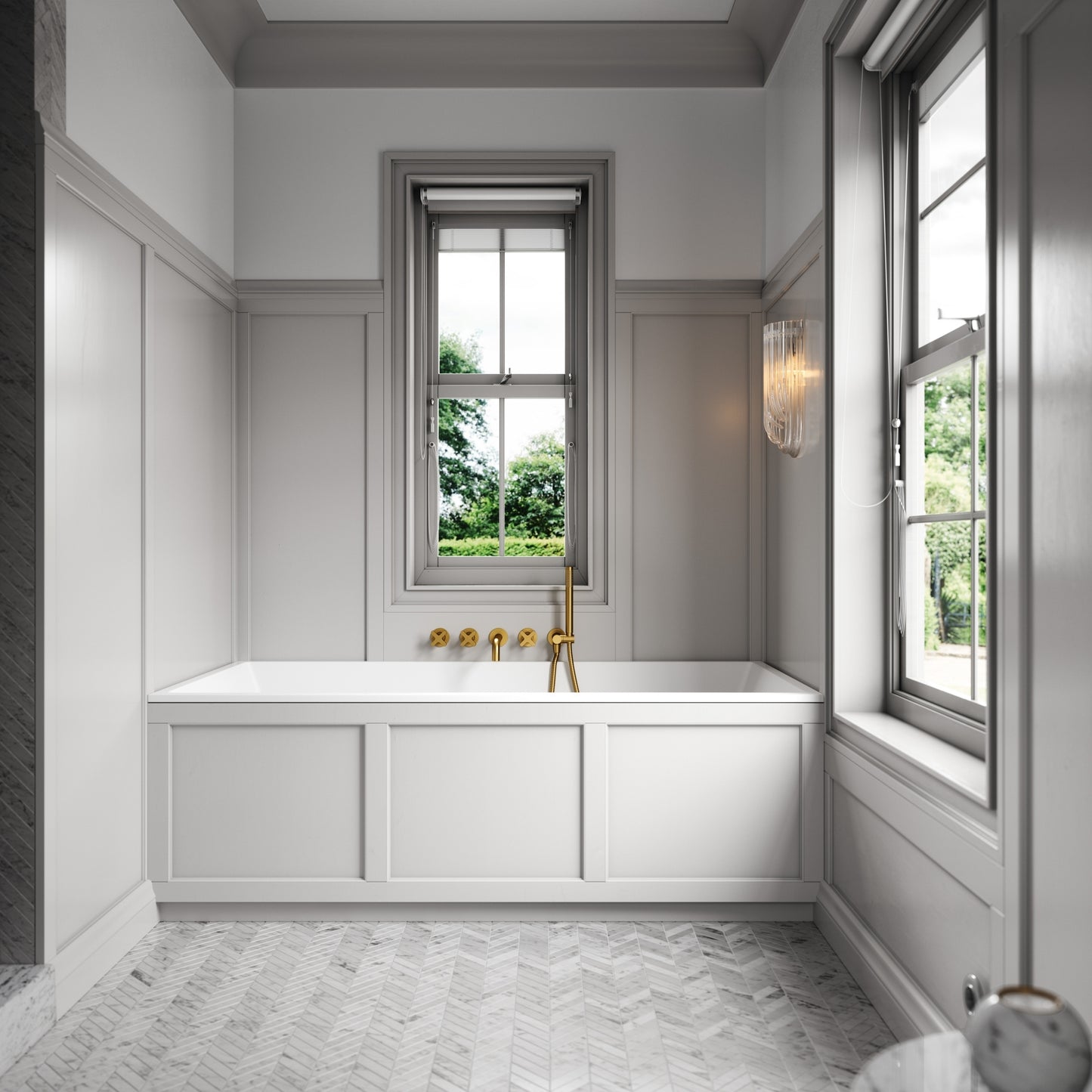 Lusso Light Cavour Inset Bath 1700mm