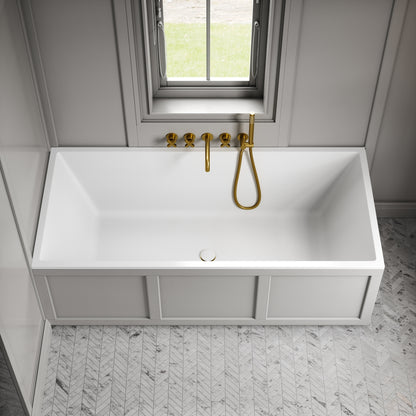 Lusso Light Cavour Inset Bath 1700mm