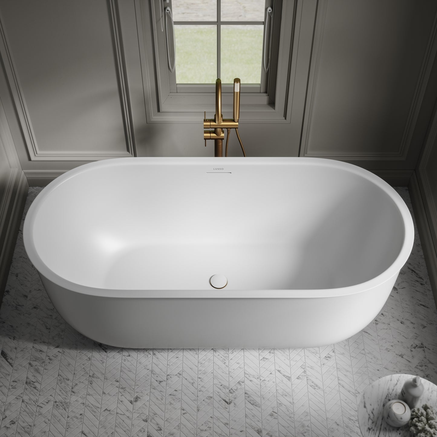 Lusso Light Fellini Freestanding Bath 1700mm