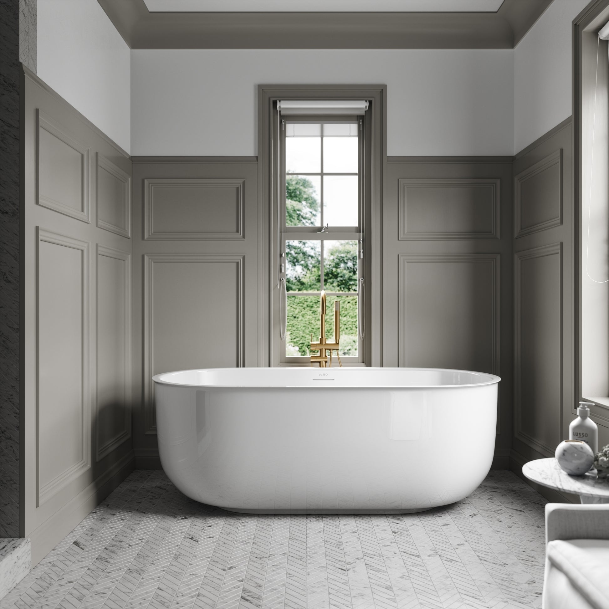 Lusso Light Fellini Freestanding Bath 1700mm