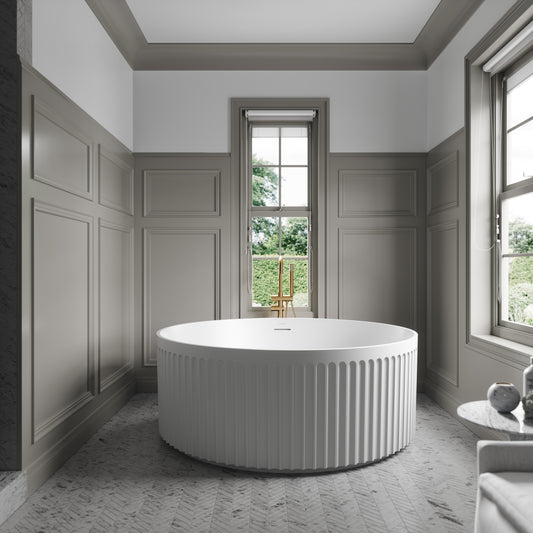 Lusso Light Jadore Round Freestanding Bath 1500mm