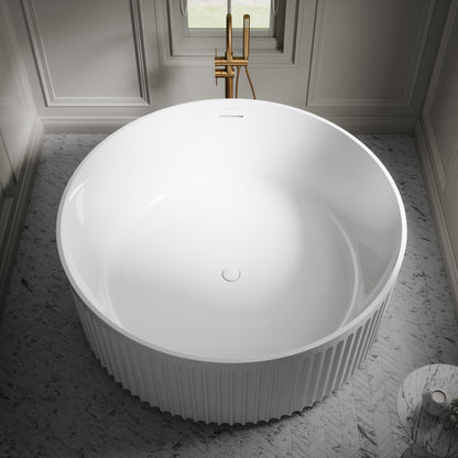 Lusso Light Jadore Round Freestanding Bath 1500mm
