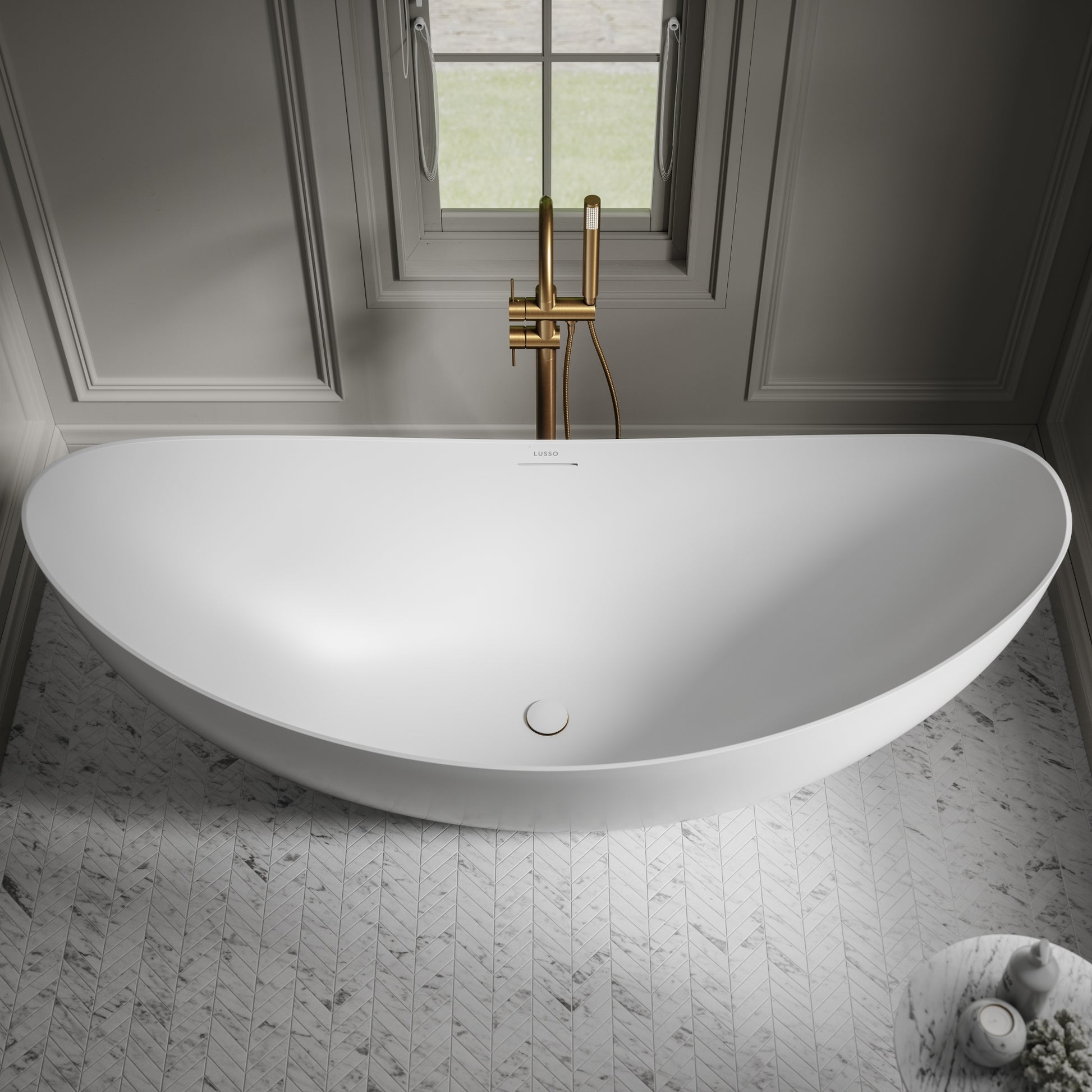 Lusso Light Marconi Freestanding Bath 1800mm