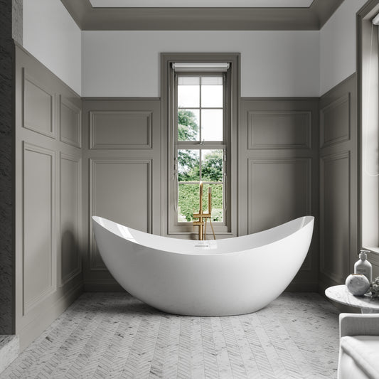 Lusso Light Marconi Freestanding Bath 1800mm