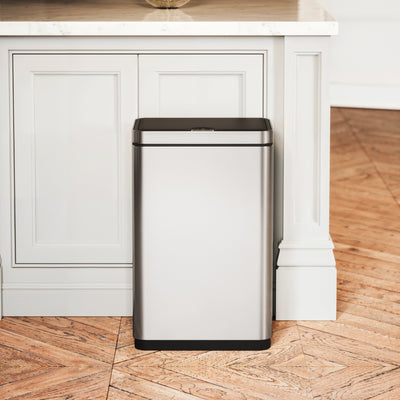 Lusso Mondiza Brushed Stainless 30 Litre Kitchen Sensor Bin