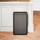 Lusso Mondiza Matte Black 30 Litre Kitchen Sensor Bin