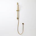 Luxe Shower Riser Rail Kit Brushed Gold - No Valve