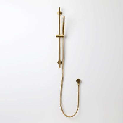 Lusso Shower Riser Rail Kit Brushed Gold - NO VALVE