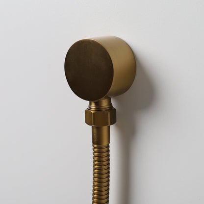 Lusso Shower Riser Rail Kit Brushed Gold - NO VALVE