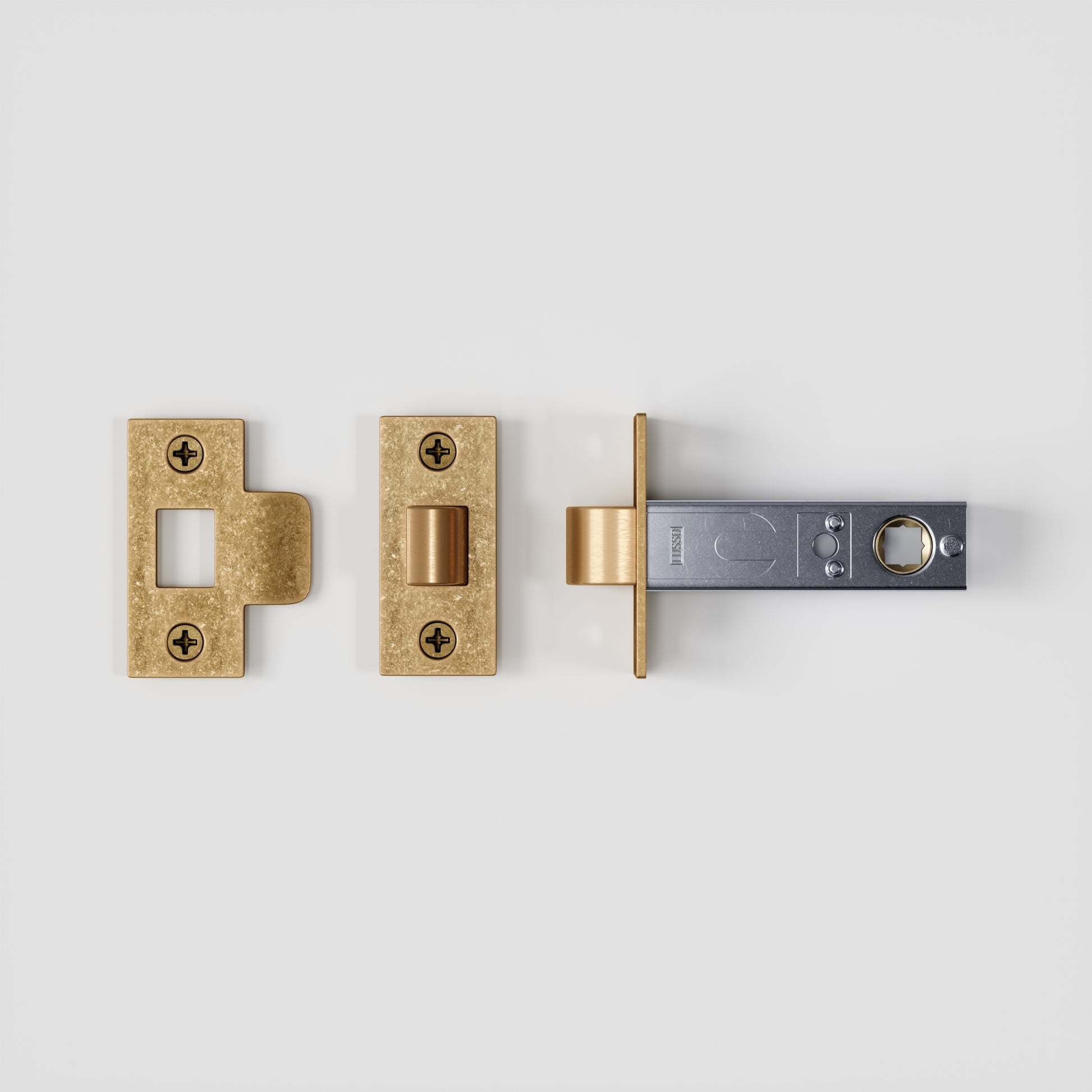 Lusso Tubular Latch for Internal Doors (Aged Bronze)