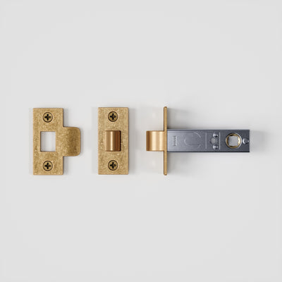 Lusso Tubular Latch for Internal Doors (Aged Bronze)