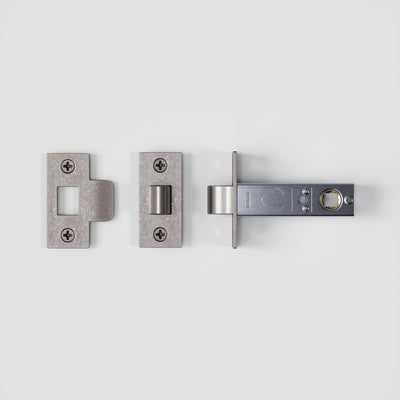 Lusso Tubular Latch for Internal Doors (Distressed Steel)