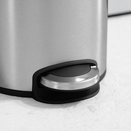 Lusso Vittoria Brushed Stainless 5 Litre Pedal Bin