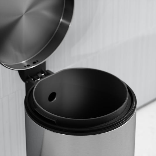 Lusso Vittoria Brushed Stainless 5 Litre Pedal Bin