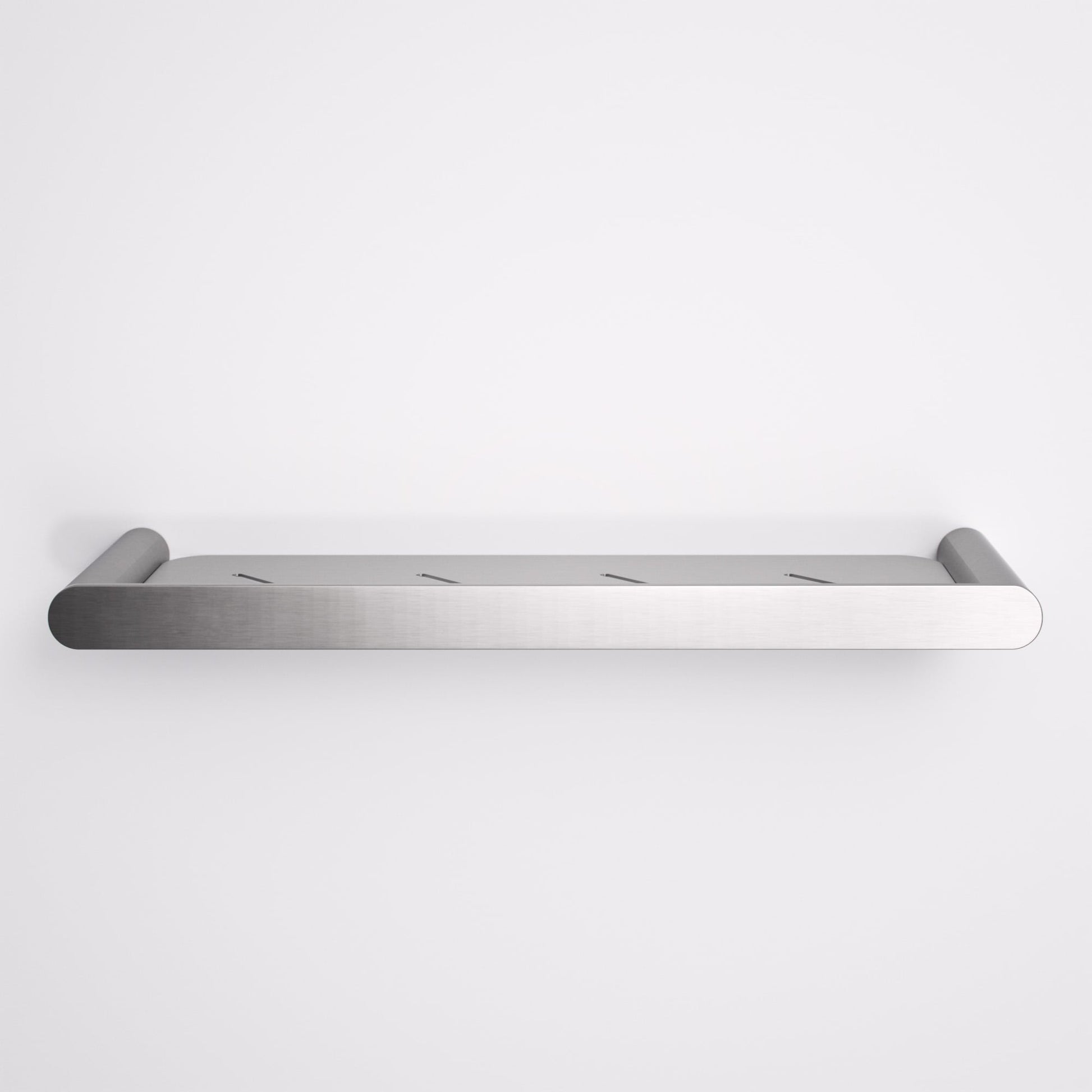 Luxe Brushed Stainless Bathroom Shower Storage Shelf
