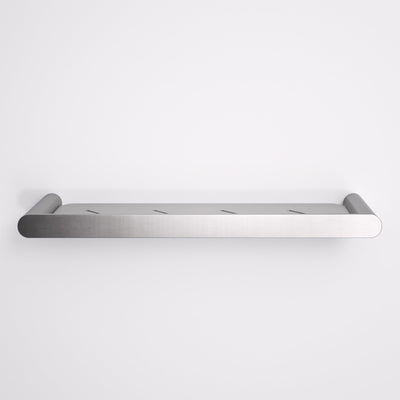 Luxe Brushed Stainless Bathroom Shower Storage Shelf