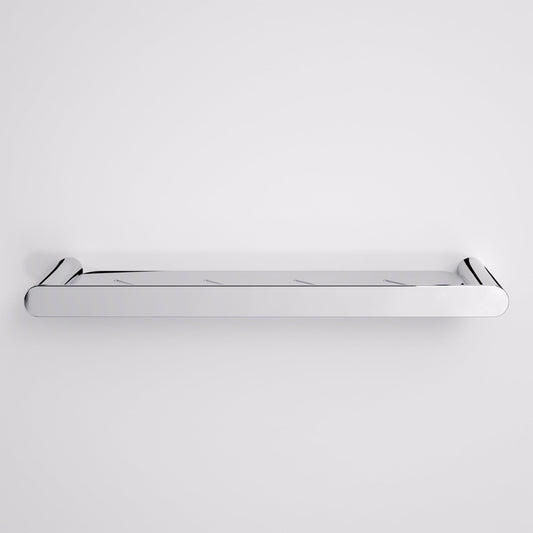 Luxe Chrome Bathroom Shower Storage Shelf
