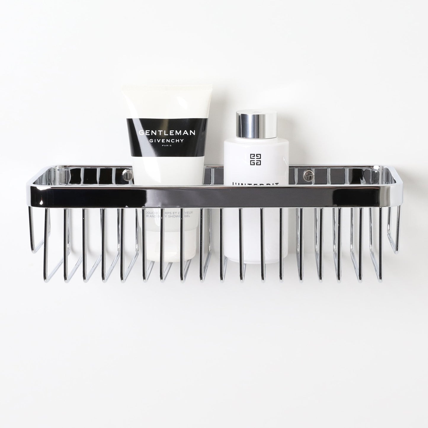 Luxe Chrome Large Shower Storage Basket