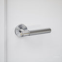 Luxe Knurled Brushed Stainless Internal Door Handles