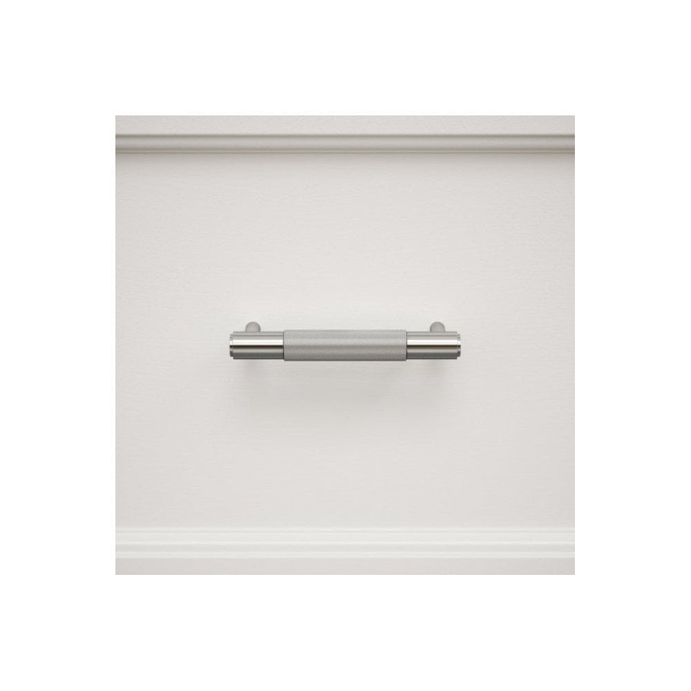 Luxe Knurled Brushed Stainless Pull Bar 150mm