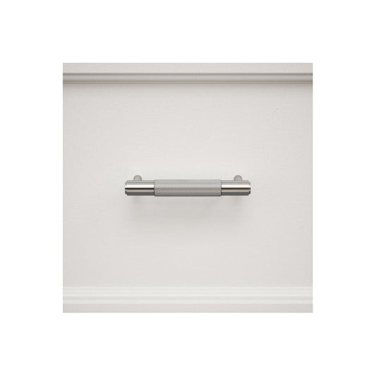 Luxe Knurled Brushed Stainless Pull Bar 150mm