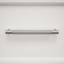 Luxe Knurled Brushed Stainless Pull Bar 250mm