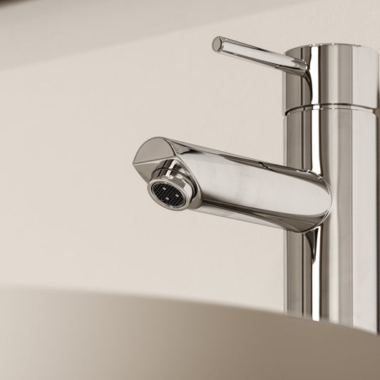 Luxe Monobloc Chrome Basin Tall Mixer Tap
